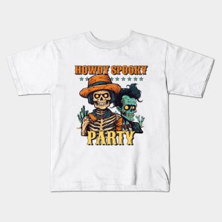 Howdy Spooky Party Kids T-Shirt